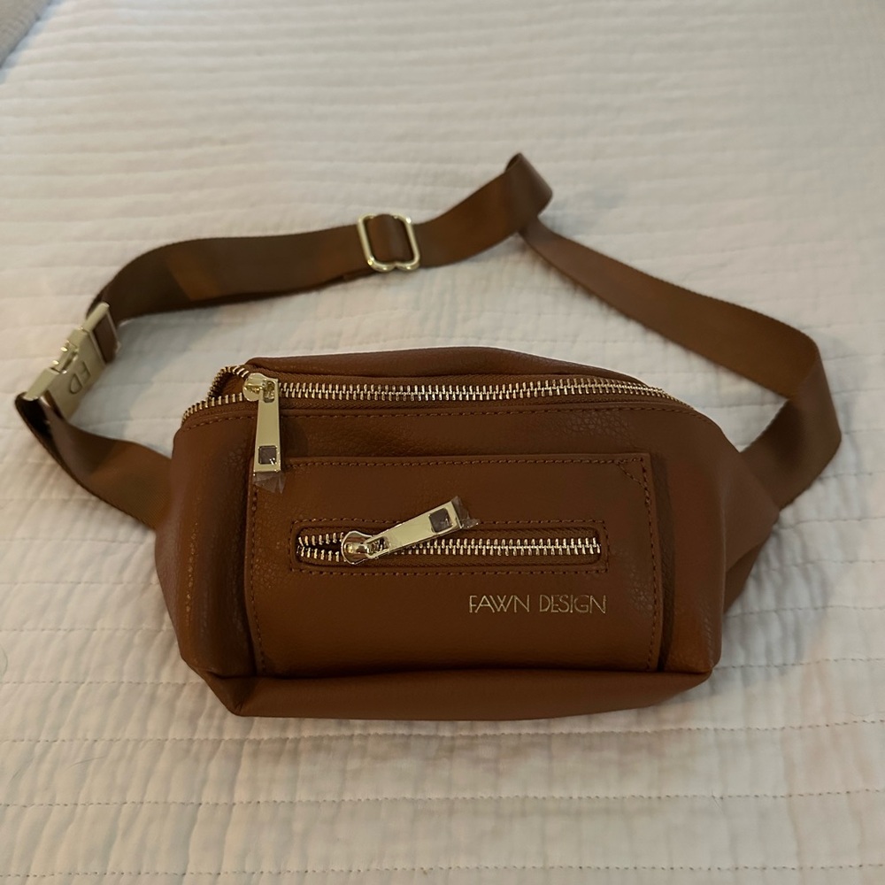 Fawn Design Tan Leather Pouch